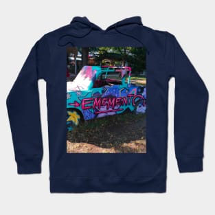 Hippie Colorful Indie Art Car Photography Hoodie